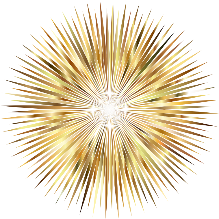 Fireworks Gold Free HQ Image PNG Image