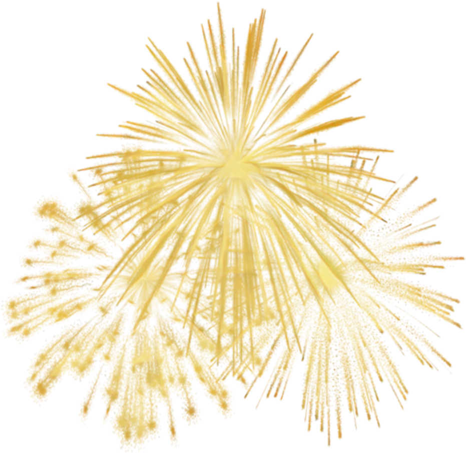 Fireworks Gold Free PNG HQ PNG Image