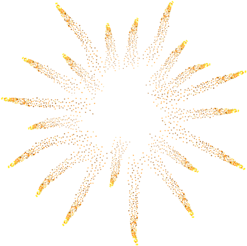Fireworks Gold Free Clipart HQ PNG Image