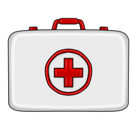 First Aid Kit Clipart Transparent Background, First Means Medical Kit On A  Transparent Background 3d Illustration, Isolated, Emergency, Protection PNG  Image For Free Download