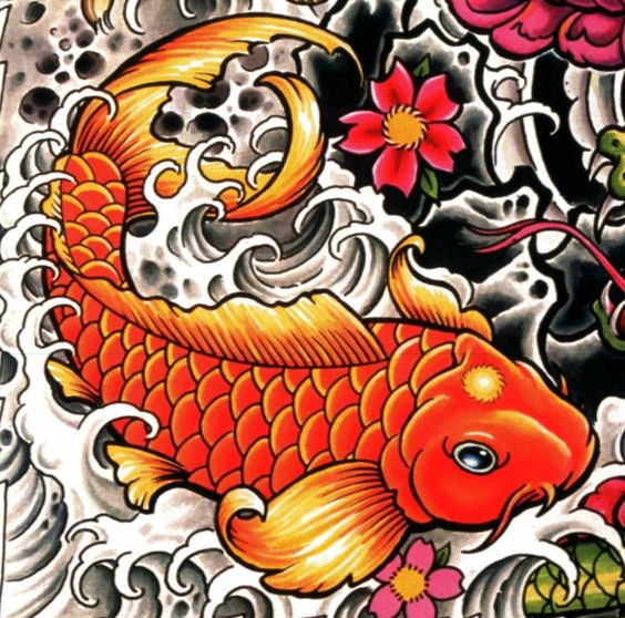 koi fish tattoo wallpaper