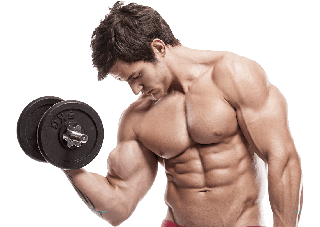 Dumbbell Man Fitness Free Clipart HD PNG Image