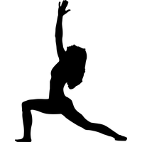 Silhouette Female Fitness Free Clipart HQ PNG