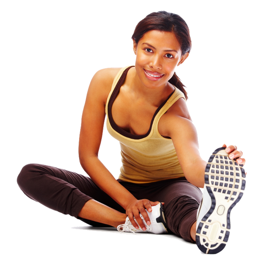 Stretching Female Fitness Free Photo PNG Image