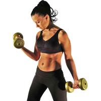 Workout Gym Female Fitness PNG Free Photo PNG