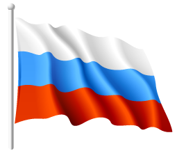 Russia flag Transparent PNG Image