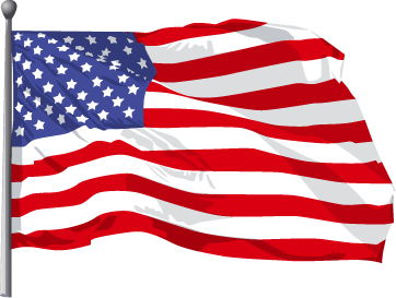 Usa flag Transparent PNG Image