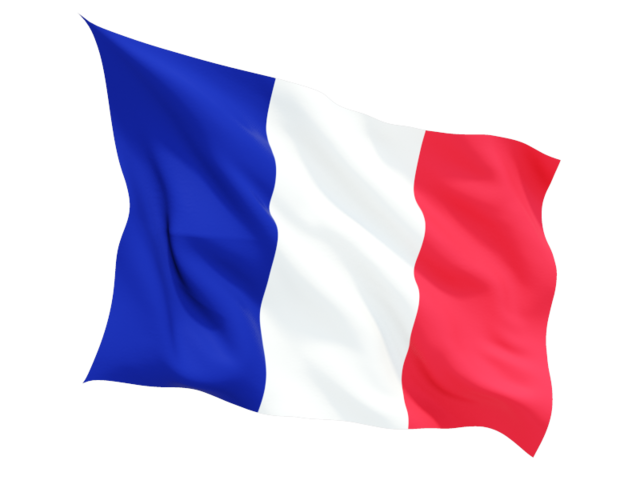 France flag Transparent PNG Image