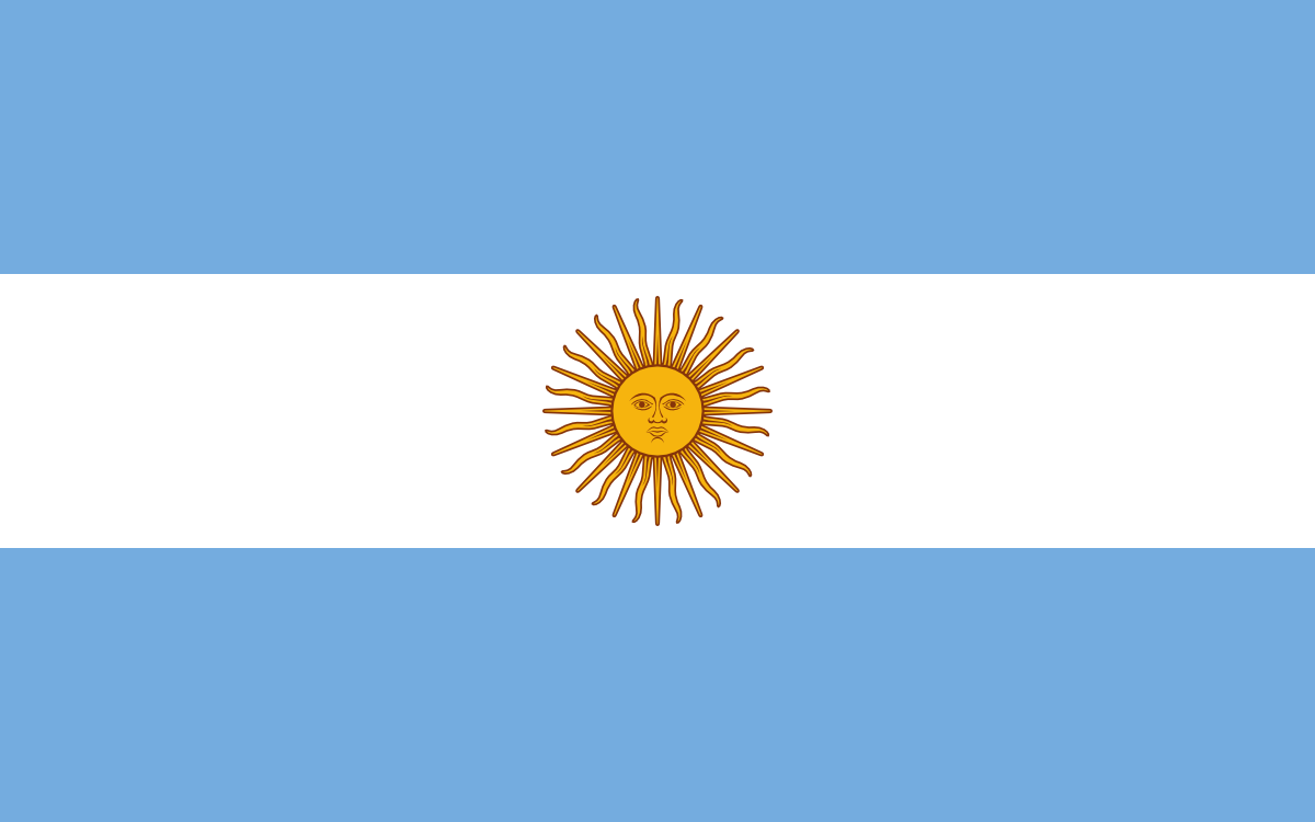 Argentina flag Transparent PNG Image