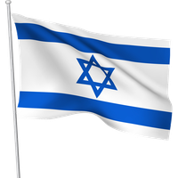 Israel flag PNG
