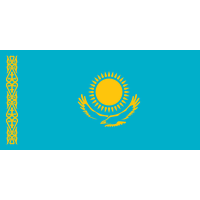 Kazahstan flag PNG