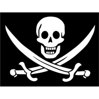 Pirate flag PNG