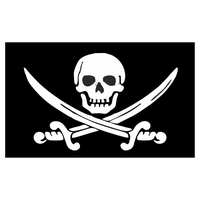 Pirate flag PNG