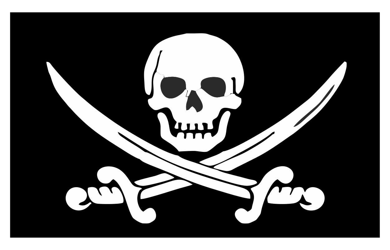 Pirate flag Transparent PNG Image
