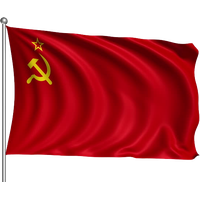 Ussr flag Transparent PNG Image
