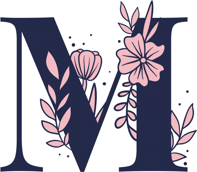 Floral Alphabet Free PNG HQ PNG Image