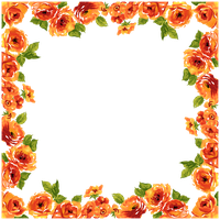 Floral frame PNG