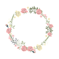 Floral frame PNG
