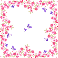 Floral frame Transparent PNG Image