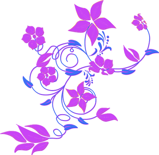 Purple Flower Art Vector Download Free Image PNG Image