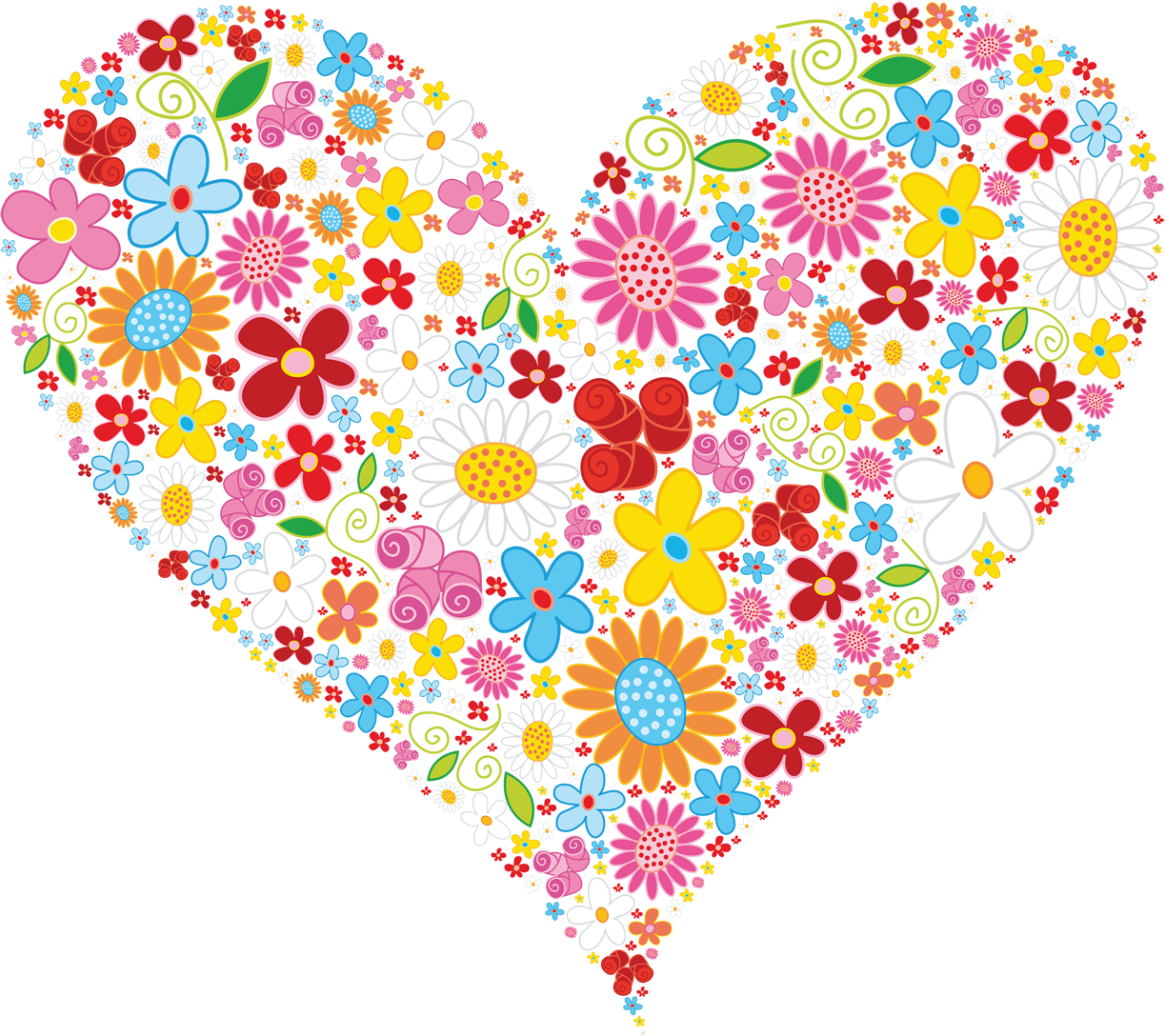 Heart Flower Free PNG HQ PNG Image