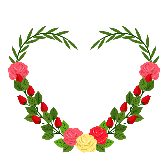 Heart Vector Love Flower Free HQ Image PNG Image
