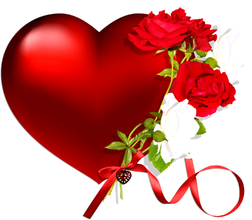 Heart Flower Red Free Download PNG HD PNG Image