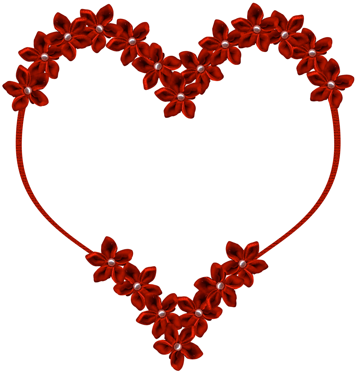 Heart Vector Flower Red PNG Free Photo PNG Image