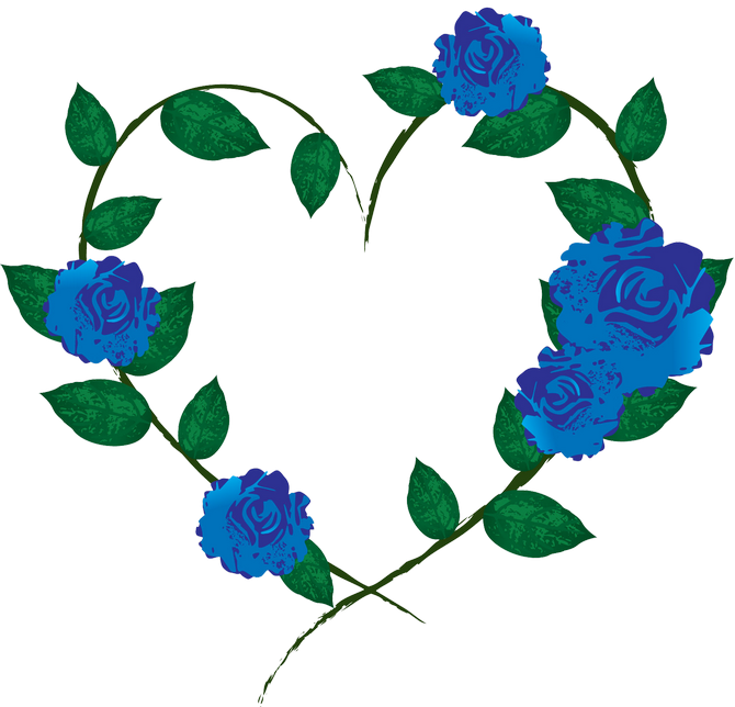 Heart Vector Flower HD Image Free PNG Image