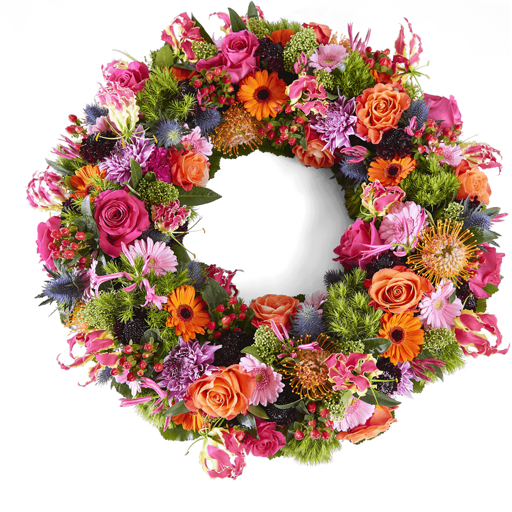 Funeral Wreath Flowers PNG Free Photo PNG Image