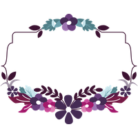 Blue Box Flower Title Free Download PNG HQ PNG