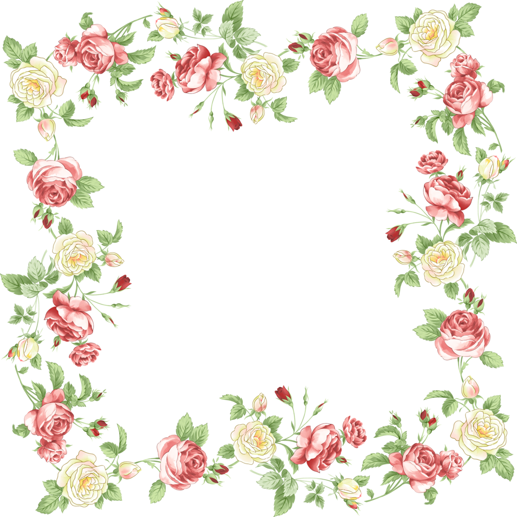 And Flower Portable Floral Design Graphics Frames PNG Image