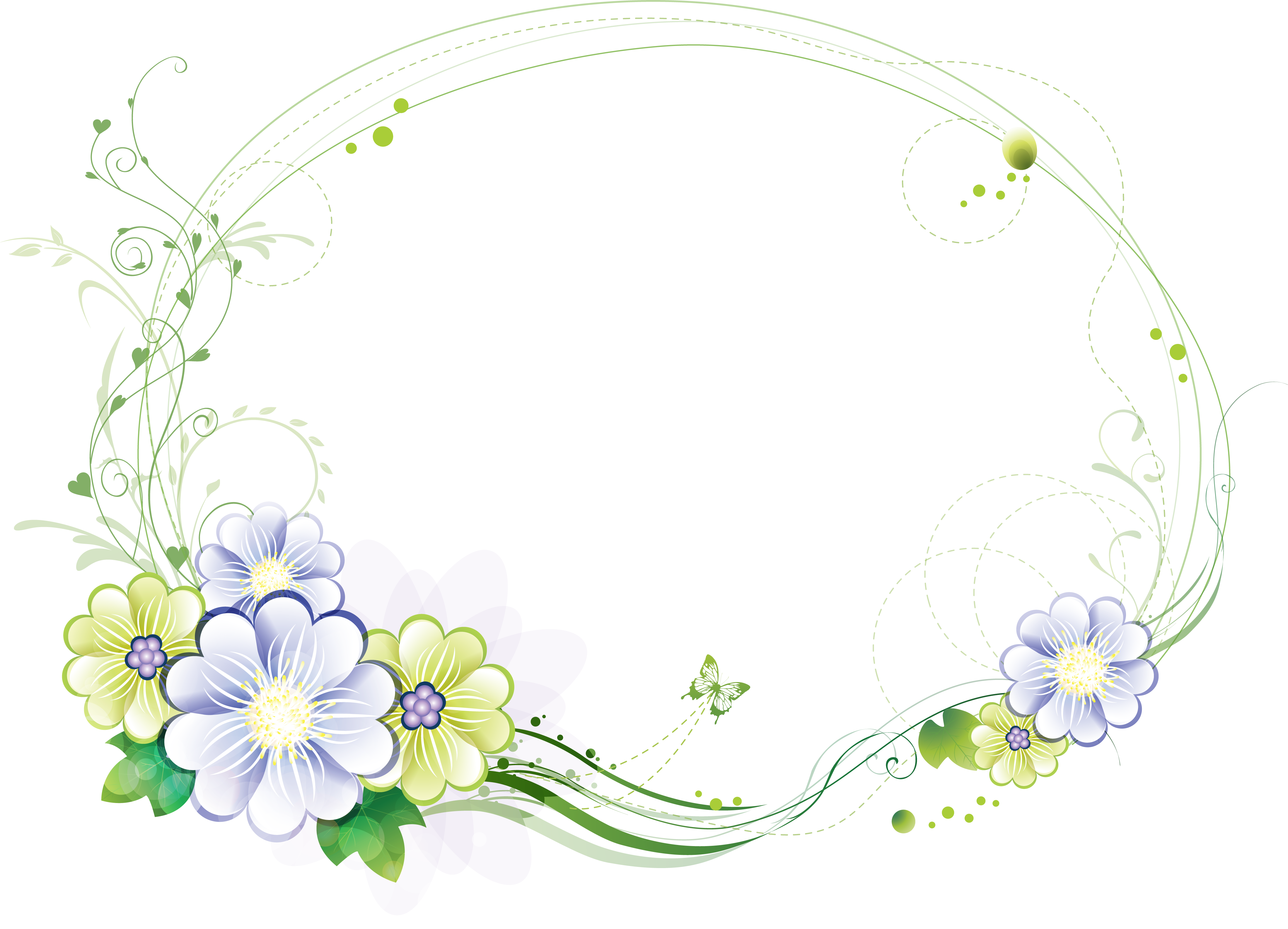 Frame Flower Free PNG HQ Transparent PNG Image