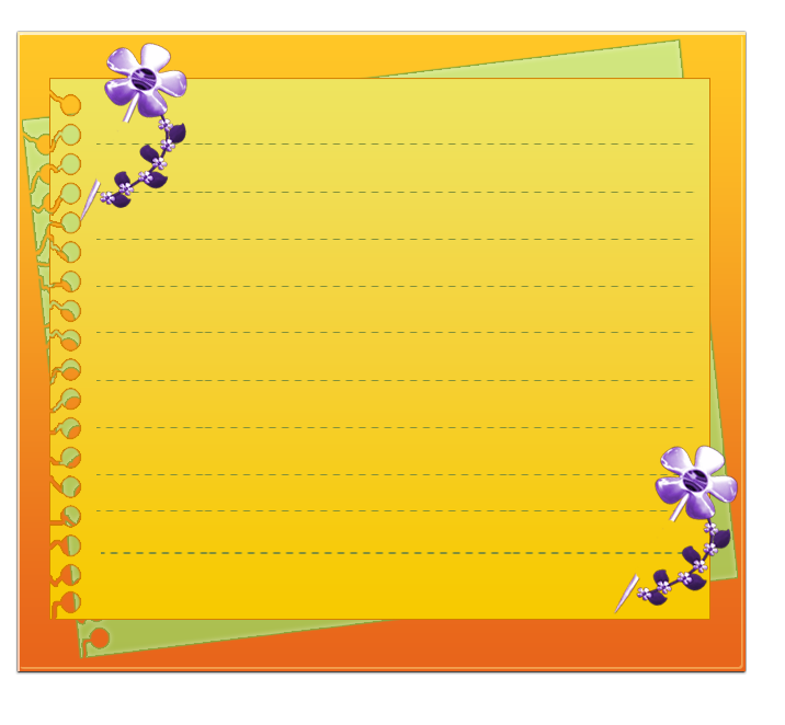 Flower Portable Yellow Paper Graphics Border Network PNG Image