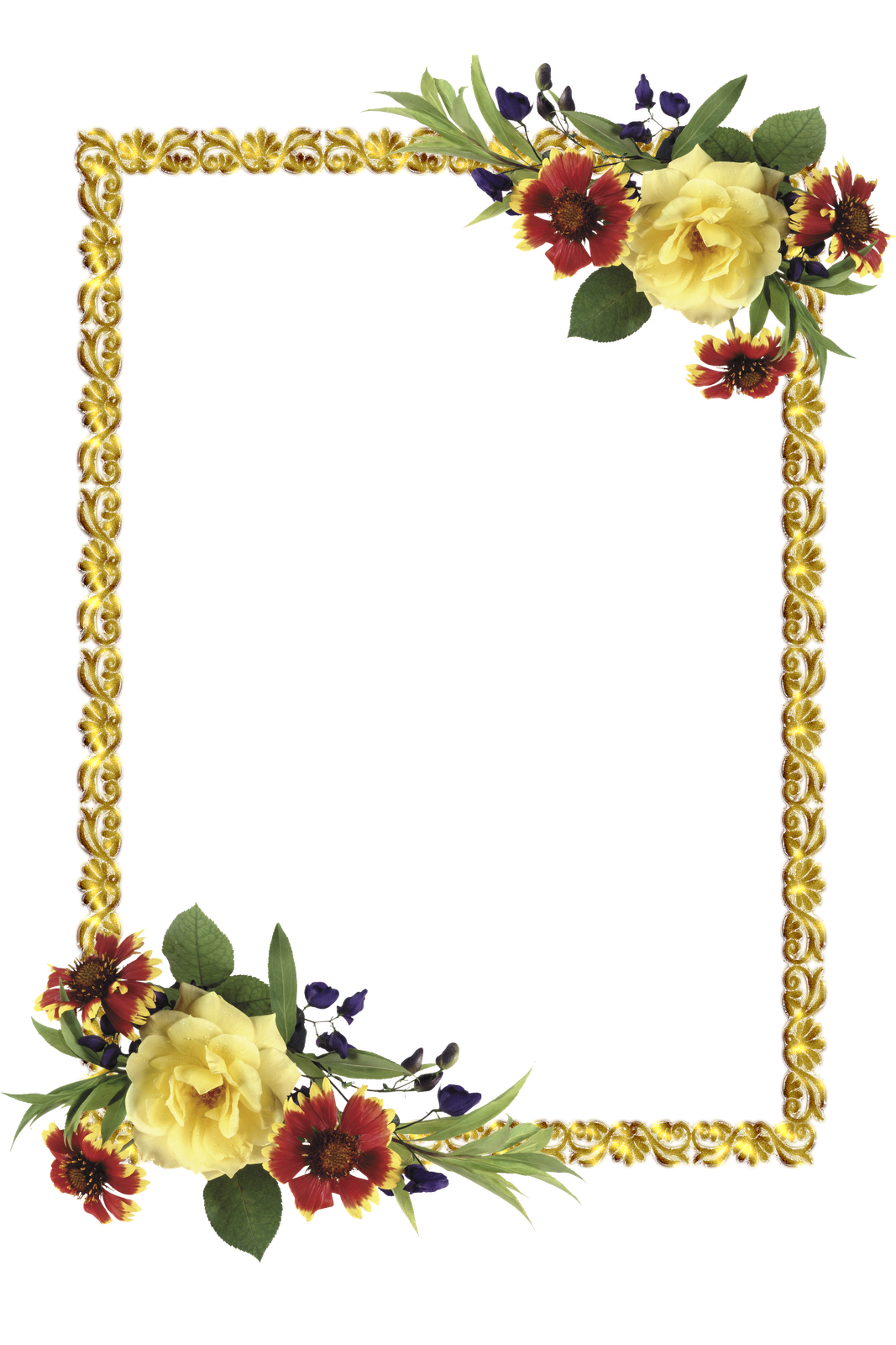 Download Frames Picture Frame Paper Flower Free Download PNG HD HQ PNG