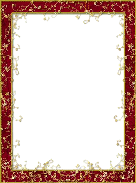 Picture Flower Frame Resolution Display Red PNG Image