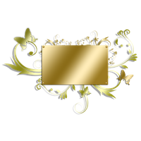Picture Frame Flower Gold Golden Free Download PNG HD PNG