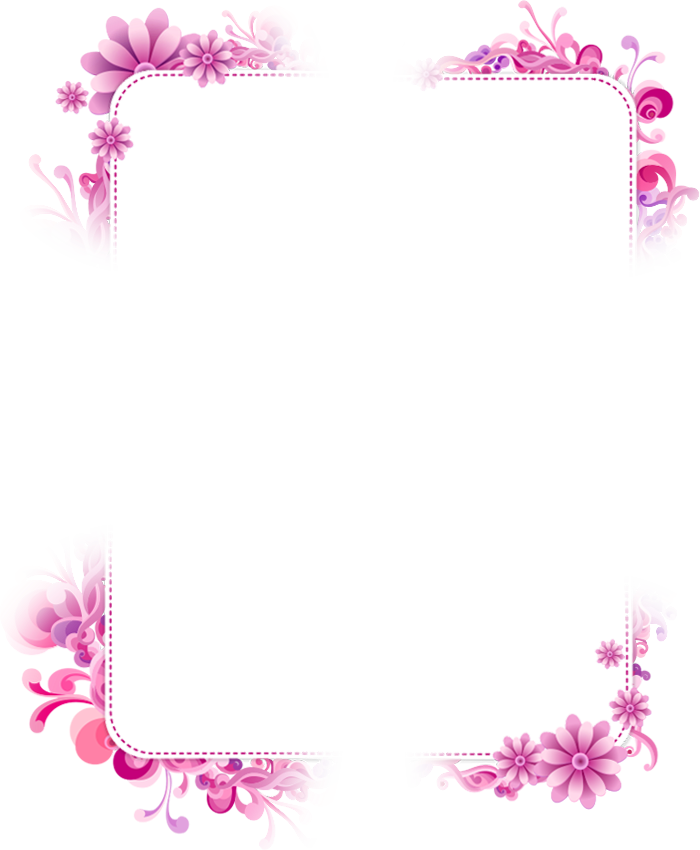 Purple Picture Frame Flower Free Download PNG HQ PNG Image