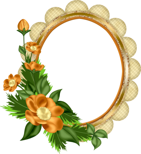Picture Flower Quadro Floral Design Frames PNG Image