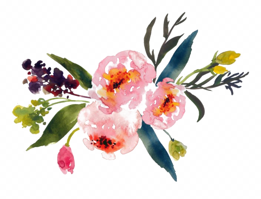 watercolor blossom