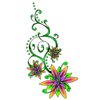 Flower Tattoo Free Download Png Transparent PNG Image