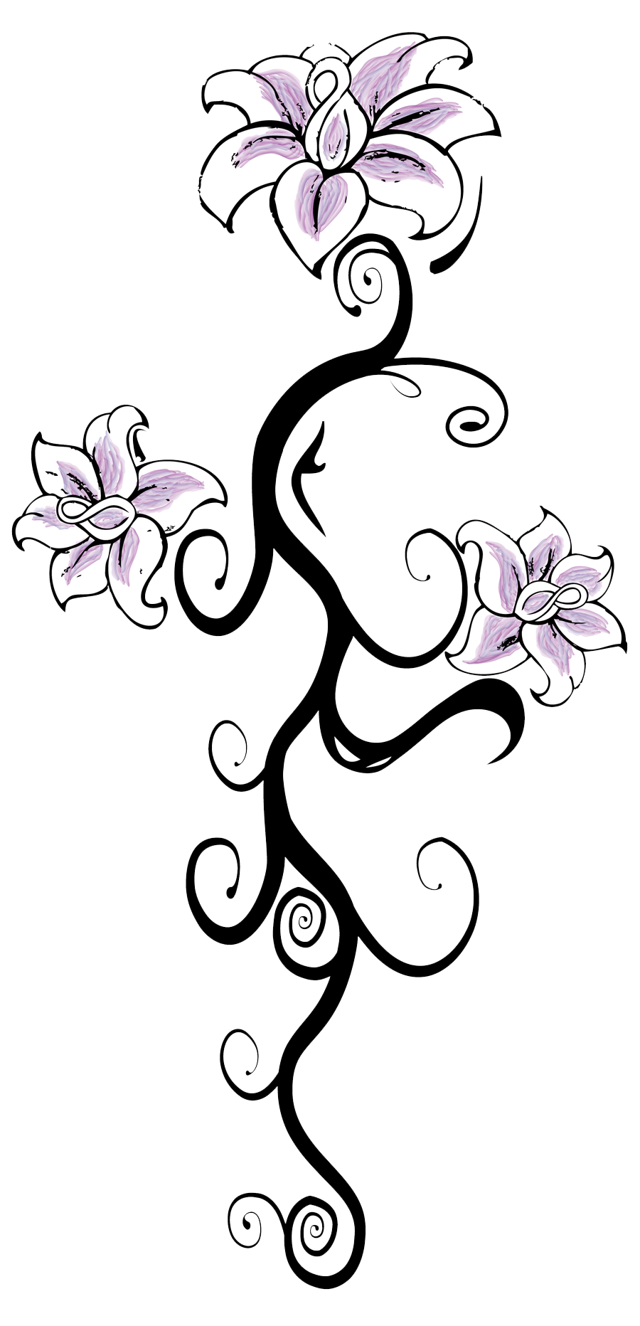 Flower Tattoo Transparent PNG Image