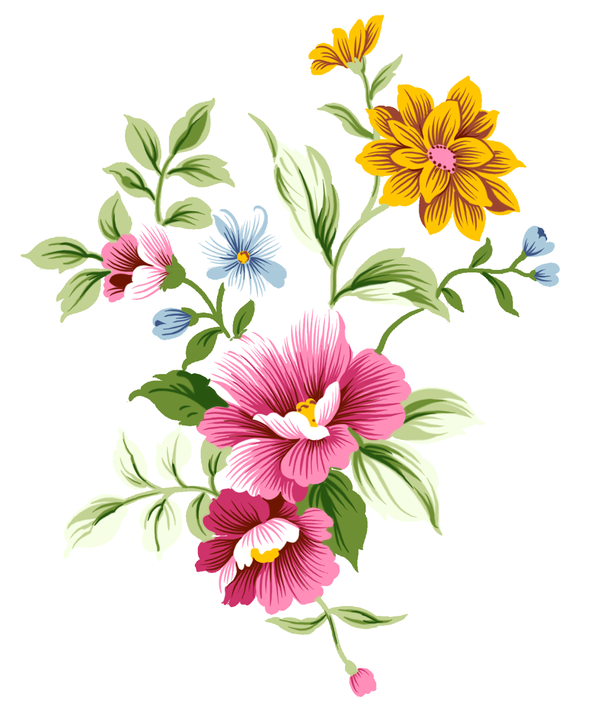 Flower Artwork PNG File HD PNG Image