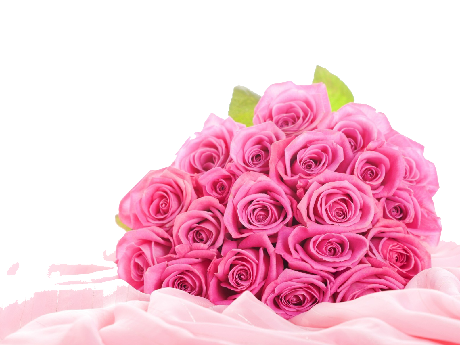 Pink Roses Flowers Bouquet Clipart PNG Image