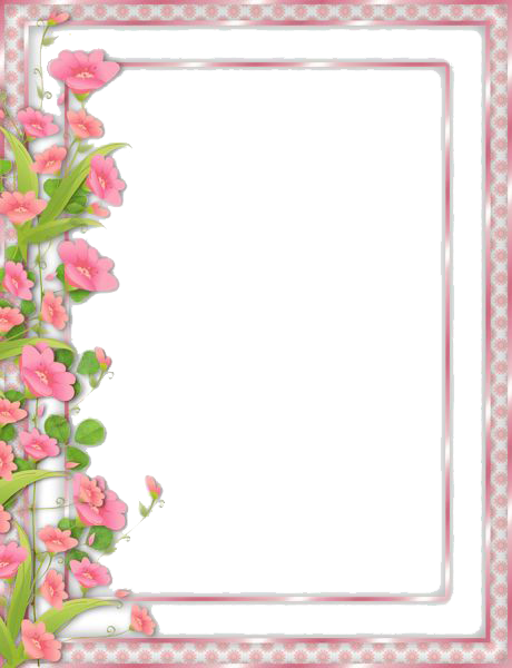 Download Flowers Borders Png Picture HQ PNG Image | FreePNGImg