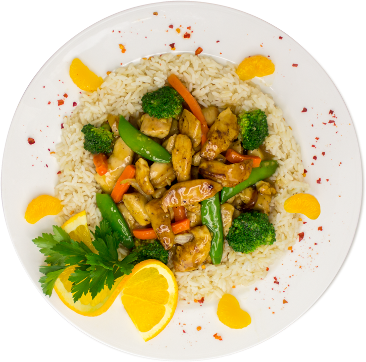 Food Plate Rice PNG Download Free PNG Image