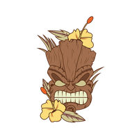 Tiki Plant Birthday Drawing Flower Download HQ PNG
