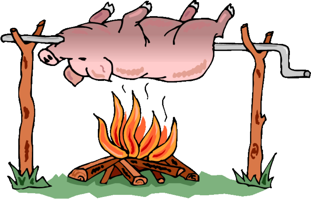 Barbecue Flower Organism Roast Pig Free Download PNG HQ PNG Image