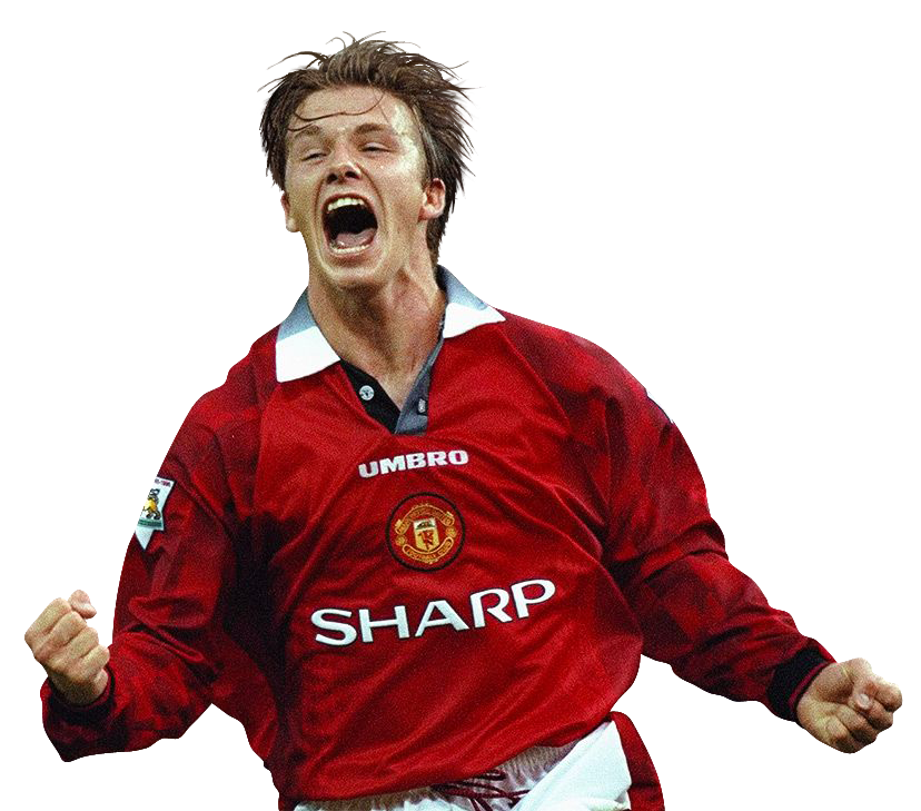 United Beckham Football David Player Fc Manchester PNG Image