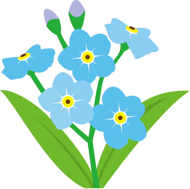 forget me nots clipart